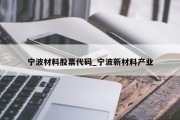 宁波材料股票代码_宁波新材料产业